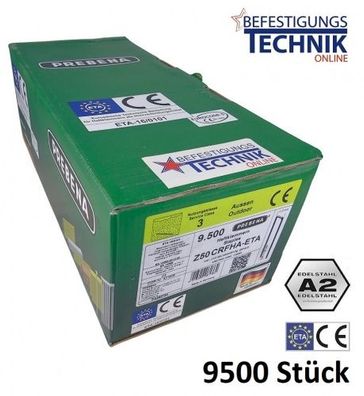 Prebena Klammern Z50CRFHA 50mm ETA rostfrei für 4C-Z50 5C-Z75 Tjep PZ-16 KL-57 9,5M