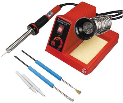 Lötstation "CT-LSK" regelbar 150-450°C 230V/58W, mit 2 Spitzen + 2 Tools