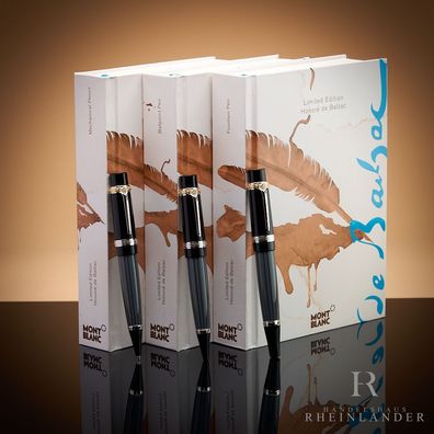 Montblanc Writers Edition Honore de Balzac Set Füller Kuli Bleistift ID 109297