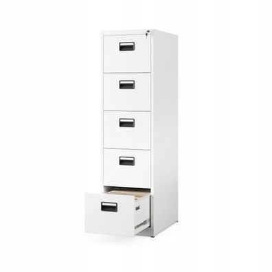 Hängeregistraturschrank Hängemappenschrank Hängeregisterschrank 162 x 46 x 62 cm Weiß