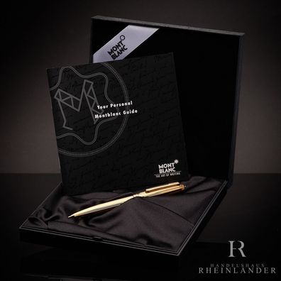 Montblanc Solitaire Classique Vermeil 925 Sterling Silber Drehbleistift ID 1655