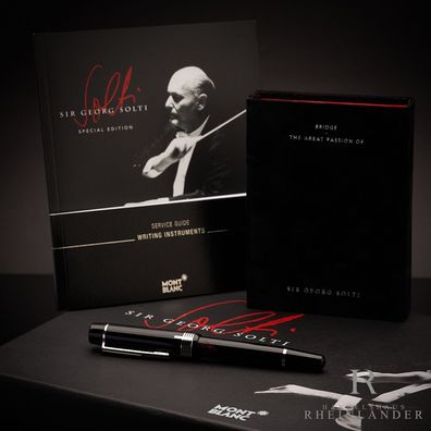 Montblanc Meisterstück Donation Pen Sir Georg Solti Füllfederhalter ID 35930 OVP