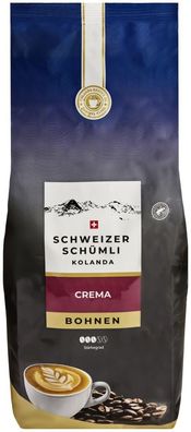 Schweitzers Schümli Kolanda Crema ganze Bohnen 1 kg