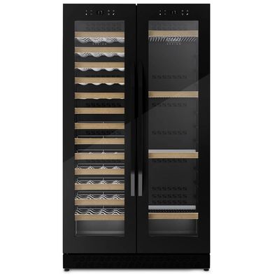 CasoDesign Stand-Weinkühlschrank WineChef Duo 160x90 cm für bis zu 122 Flaschen