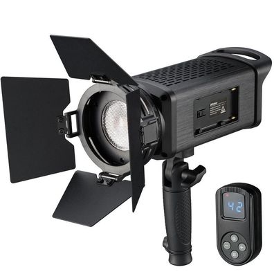 Bresser - F004354 - SP-60 LED Fresnel Studiolampe 60W mit Fernbedienung