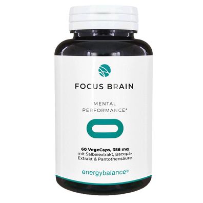 Focus Brain 356 mg, 60 VegeCaps - EnergyBalance