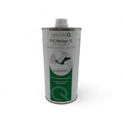 greenteq PVC - Reiniger 10, leicht anlösendes Mittel, 1000 ml, PVC Hart Bereich