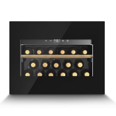CasoDesign Einbau-Weinkühlschrank 60 cm Kühlschrank 45 cm Nische für 17 Flaschen