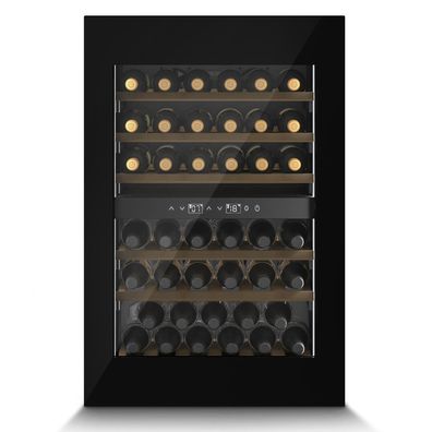 CasoDesign Einbau-Weinkühlschrank 60 cm Kühlschrank 88 cm Nische für 41 Flaschen