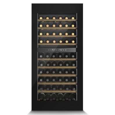 CasoDesign Einbau-Weinkühlschrank 60cm Kühlschrank 122 cm Nische für 60 Flaschen