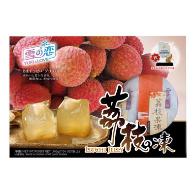 YUKI & LOVE Gelee Jelly Litschi 200g