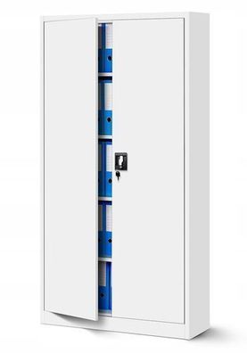 Aktenschrank Lagerschrank Mehrzweckschrank Metallschrank 185 cm x 90 cm x 40 cm