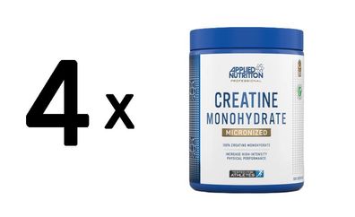 4 x Applied Nutrition Creatine Monohydrate Micronized - 500g