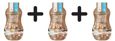 3 x Allnutrition Sweet Sauce, Sweet Coffee - 500 ml