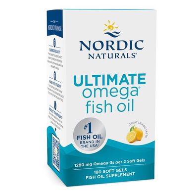 Ultimate Omega, 1280mg Lemon - 180 softgels