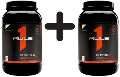 2 x Rule One R1 Protein, Cookies & Creme - 900g