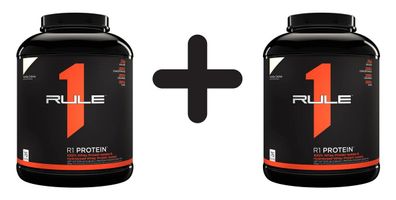 2 x Rule One R1 Protein, Vanilla Creme - 2280g