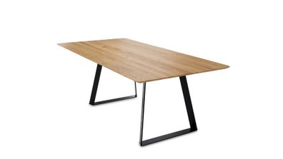 Esstisch Dagmar 2 120x75x80 Esszimmertisch Massivholz Wildeiche