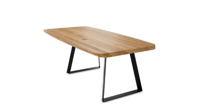 Esstisch Danette 2 140x77x90 Esszimmertisch Massivholz Wildeiche