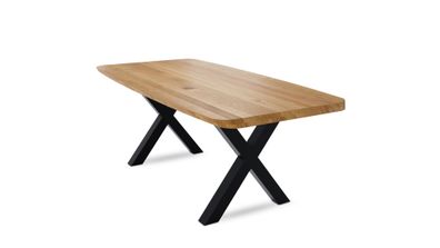 Esstisch Danette 3 140x79x90 Esszimmertisch Massivholz Wildeiche