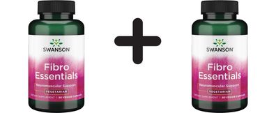 2 x Swanson Fibro Essentials - 90 vcaps