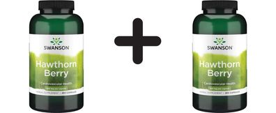 2 x Swanson Hawthorn Berries, 565mg - 250 caps