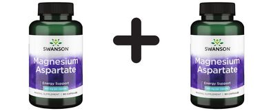 2 x Swanson Magnesium Aspartate, 685mg - 90 caps