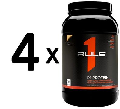4 x Rule One R1 Protein, Cafe Mocha - 900g