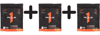 3 x Rule One R1 Protein, Chocolate Fudge - 448g