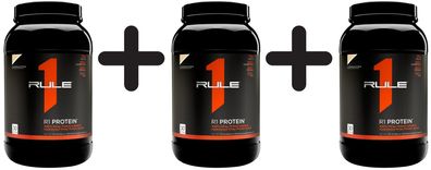 3 x Rule One R1 Protein, Cookies & Creme - 900g
