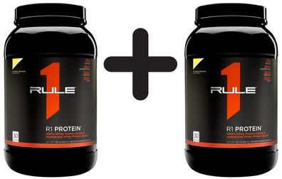 2 x Rule One R1 Protein, Frozen Banana - 855g