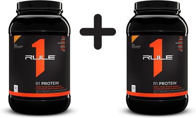 2 x Rule One R1 Protein, Lightly Salted Caramel - 870g