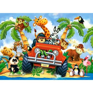 Castorland Puzzle Goodies on safari 60 Teile