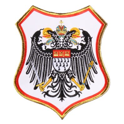 Köln Wappen groß Aufnäher Kölner Stadtwappen Applikation rot/weiß Karneval