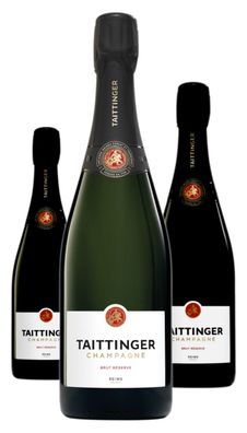 3 x Taittinger Brut Réserve Champagne