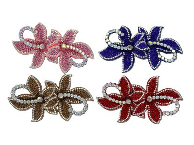 tolle Blumen Brosche Anstecknadel für Hut o Revers Karnevalsschmuck Karneval