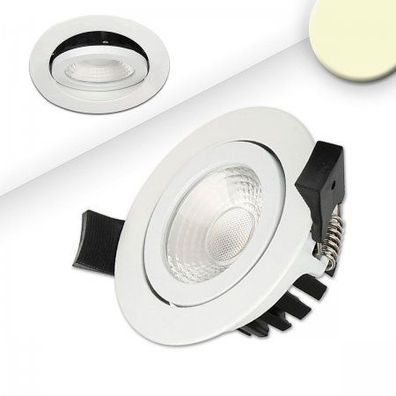 ISOLED 114143 LED Einbaustrahler weiß 8W 36° rund 3000K IP65 dimmbar