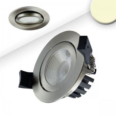ISOLED 114146 LED Einbaustrahler silber 8W 60° rund 3000K IP65 dimmbar