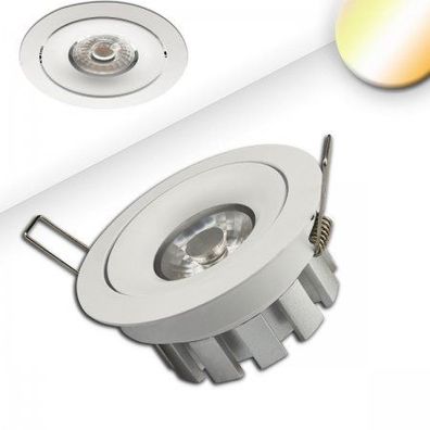 ISOLED 112671 LED Einbaustrahler SUNSET weiß 45° 2200-3100K Dimm-to-warm