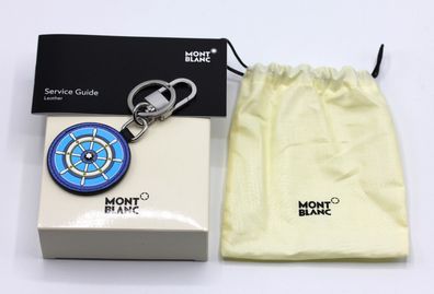 Montblanc Schlüsselanhänger / Steuerrad / Leder / 131546 / 124584 / NEU