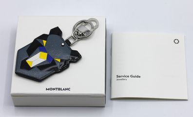 Montblanc Meisterstück Soft Grain Schlüsselanhänger / Bär / Leder / 118746 / NEU
