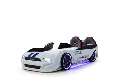 Autobett Must Rider 500 mit Türen in Weiß