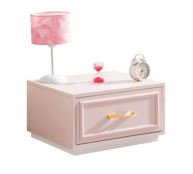 Nachttisch Rosa ? stilvolle Nachtkonsole in Weiß/Rosa