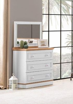 Schubkasten Kommode Marmaris mit 3 Schubladen in Weiß