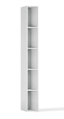 Bücherregal Royal Plus mit 5 Fächern in Weiß