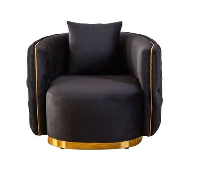 Design Sessel Elite Chesterfield Gold