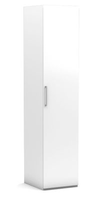 Kleiderschrank Royal Plus 1-türig in Weiß Hochglanz