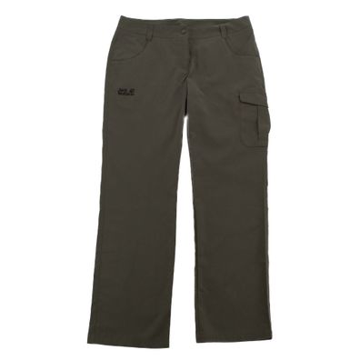 Jack Wolfskin Strokkur Supplex Damen Hose Wanderhose Grau