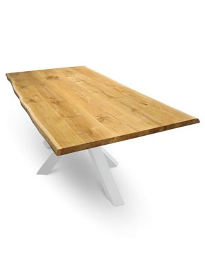 Tischplatte 280cm x 100cm mit Baumkante