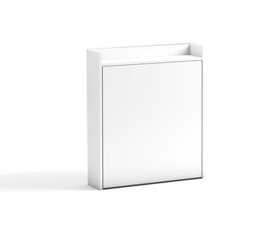 Klapptisch mit Stauraumregal Masomat Weiß